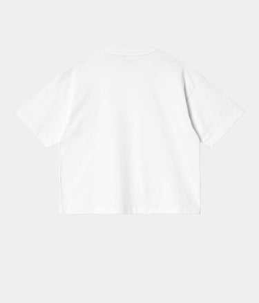 CARHARTT WIP WOMENS CHESTER T-SHIRT I030656 WHITE - Shoelosophy