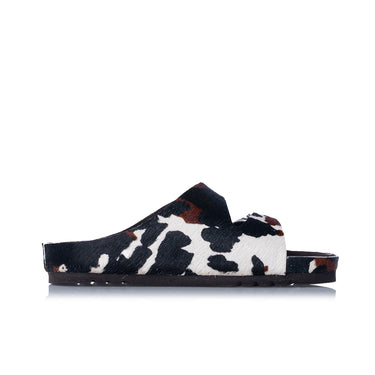 SCHOLL KIM SANDAL PONY HAIR F00917 COW LEATHER - Shoelosophy