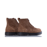 BIRKENSTOCK HIGHWOOD 레이스 MID 1030965 DARK TEA 스웨이드 가죽 - Shoelosophy