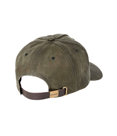 FILSON OIL TIN LOW PROFILE LOGGER CAP FMACC0261 OTTER GREEN GEWACHST - Shoelosophy