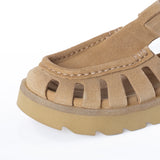 CLARKS ORIGINALS WOMENS MEARE BUCKLE DARK MAPLE SUEDE - Shoelosophy