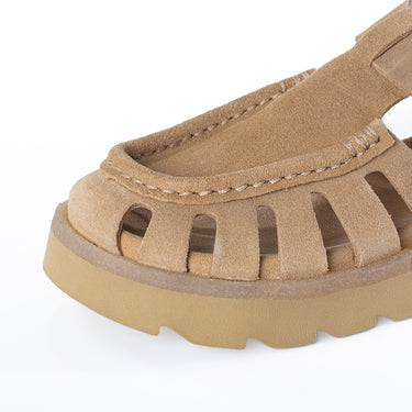 CLARKS ORIGINALS WOMENS MEARE BUCKLE DARK MAPLE SUEDE - Shoelosophy