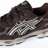 ASICS GEL NYC 1203A663-200 SCHWARZ KAFFEE FEDERGRAU - Shoelosophy