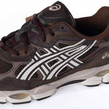 ASICS GEL NYC 1203A663-200 SCHWARZ KAFFEE FEDERGRAU - Shoelosophy