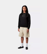 CARHARTT WIP WOMENS WIPTOPIA SCRIPT SWEATSHIRT I035515 SCHWARZ DUNKELGRAU - Shoelosophy