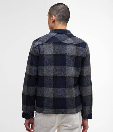 BARBOUR INTERNATIONAL HAILWOOD 플리스 오버셔츠 MFL0223 NY91 LOWLANDS 플리스 네이비 - Shoelosophy