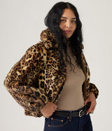 LEVI'S ELLE SHERPA LEOPARD JACKET 0050B-0000 MURIEL FAUX - Shoelosophy