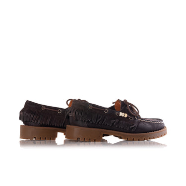 SEBAGO CAMPSIDES RANGER SUEDE FRINGE DAMEN 731252W MOKA BRAUN GEWACHST - Shoelosophy