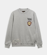 BARBOUR X BARACUTA NORTHERN CREW NECK BRFEL0054 MEDIUM GREY MARL - Shoelosophy