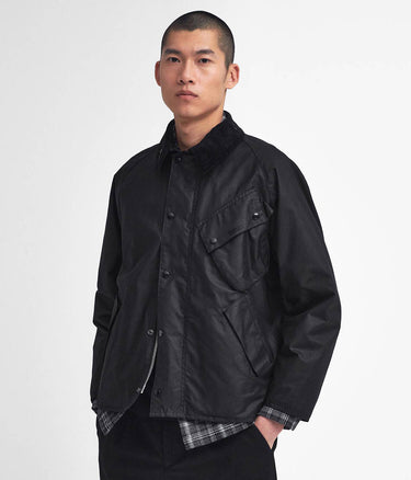 BARBOUR INTERNATIONAL A7 PACEMASTER WAX JACKET MWX2379 BK71 BLACK - Shoelosophy