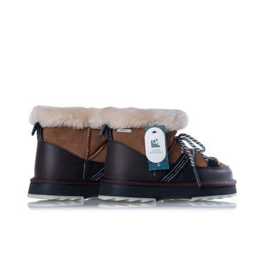 EMU AUSTRALIA BLURRED MICRO W13129 CHESTNUT MOON BOOTS - Shoelosophy