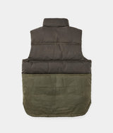 FILSON DOWN CRUISER VEST OILED COVER CLOTH FMGIL0005 OTTER GREEN - Shoelosophy