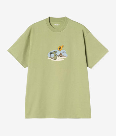 CARHARTT WIP IMPACT T-SHIRT I036265 GENTLE GREEN - Shoelosophy