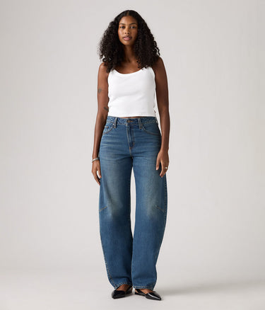 LEVI'S WOMENS BAGGY DAD BARREL 0039A-0001 MOST WANTED - Shoelosophy