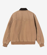 CARHARTT WIP OG SANTA FE JACKET I036240 HAMILTON BROWN TOBACCO GRIND WASH - Shoelosophy