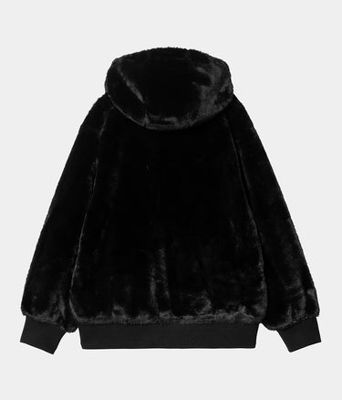 CARHARTT WIP WOMENS FUR ACTIVE JACKET I034451 BLACK - Shoelosophy