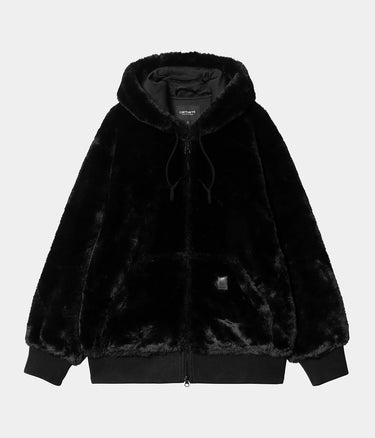 CARHARTT WIP WOMENS FUR ACTIVE JACKET I034451 BLACK - Shoelosophy