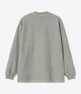 CARHARTT WIP 루즈 포켓 티셔츠 I036862 SHADY GREEN GARMENT DYED 긴팔 - Shoelosophy