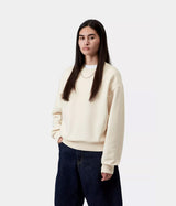 CARHARTT WIP WOMENS CASEY SWEATSHIRT I032643 NATURAL - Shoelosophy