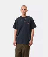 CARHARTT WIP AMERICAN SCRIPT T-SHIRT I029956 DEEP NIGHT - Shoelosophy