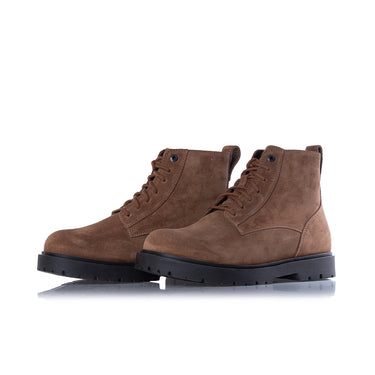BIRKENSTOCK HIGHWOOD 레이스 MID 1030965 DARK TEA 스웨이드 가죽 - Shoelosophy