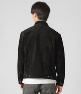 LEVI'S HIGHLAND SWEET SUEDE TRUCKER JACKET A5828-0001 BLACK - Shoelosophy