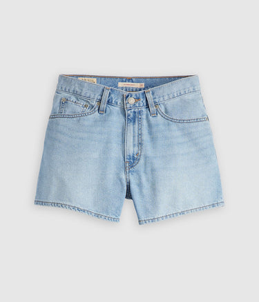LEVI'S WOMENS 80S MOM SHORTS A4695-0015 BLUE STONE WASHED - Shoelosophy