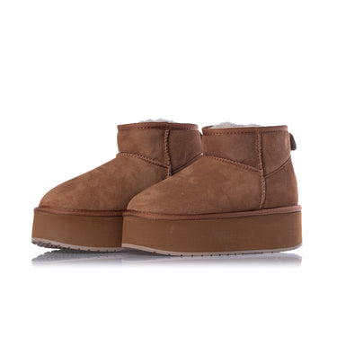 EMU AUSTRALIA STINGER MICRO FLATFORM W13082 CHESTNUT - Shoelosophy