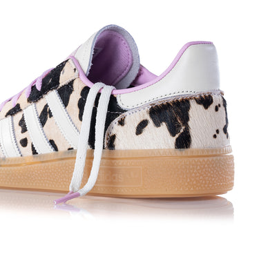 ADIDAS WOMENS HANDBALL SPEZIAL KJ0090 COW PRINT BLISS LILAC - Shoelosophy