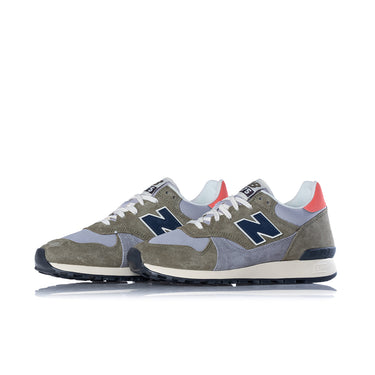 NEW BALANCE 475 U475BA DARK OLIVE RAINCLOUD - Shoelosophy