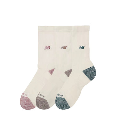 NEW BALANCE PREMIUM ACTIVE CREW SOCKS 3 PAIRS - Shoelosophy