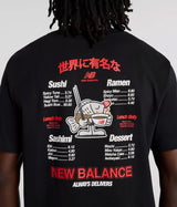 NEW BALANCE RAMEN T-SHIRT MT61H51D BLACK - Shoelosophy