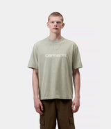 CARHARTT WIP 페인터 티셔츠 I036853 SHADY GREEN DESTROY WASH SPLATTER - Shoelosophy