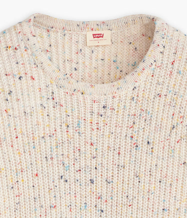 LEVI'S WOMENS SNOWFLAKE PULLOVER A9283-0000 SUNNY CREAM CONFETTI - Shoelosophy