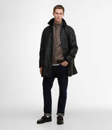 BARBOUR X BARACUTA TRENCHCOAT BRCOS1157 WAX NAVY - Shoelosophy