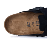 BIRKENSTOCK BOSTON BS SCHWARZ 059463 HERGESTELLT IN DEUTSCHLAND GEÖLTES LEDER - Shoelosophy