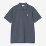 CARHARTT WIP チェイス ピケ ポロ I023807 コージーブルー - Shoelosophy