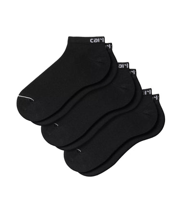 CARHARTT WIP SCRIPT SNEAKERS SOCKS I034585 SCHWARZ WEISS - Shoelosophy