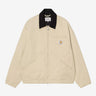 CARHARTT WIP OG DETROIT JACKET I036489 BARCHAN BLACK RINSED - Shoelosophy