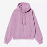 CARHARTT WIP WOMENS HOODED NELSON JACKET I033830 SANFTES LILA STÜCKSTÜCKGEFÄRBT - Shoelosophy
