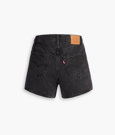 LEVI'S WOMENS 80S MOM SHORTS A4695-0000 BLACK STONE WASHED - Shoelosophy