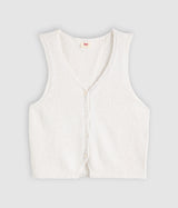 LEVI'S WOMENS HELEN 미니 부클 조끼 005AB-0000 ECRU - Shoelosophy