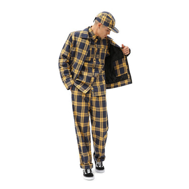 DICKIES NEW IBERIA PANT AIR FORCE BLUE TARTAN PANTALONE UOMO - Shoelosophy