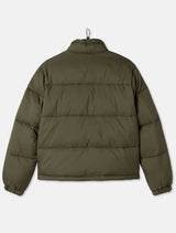 DICKIES WOMENS ALATNA JACKET MILITARY GREEN SHORT DOWN JACKET - Shoelosophy