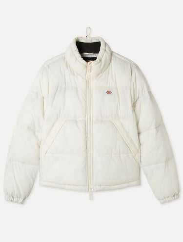 DICKIES WOMENS ALATNA JACKET ECRU PIUMINO CORTO - Shoelosophy