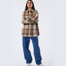 DR DENIM MONA SHIRT 2131119 BEIGE CAMICIA OVERSIZE DONNA - Shoelosophy