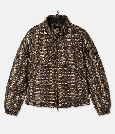 DICKIES WOMENS CAMDEN PUFFER JACKET KHAKI - Shoelosophy