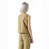 DR DENIM 2111104 DEVON UTILITY VEST GREEN AGATE - Shoelosophy