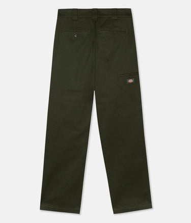 DICKIES SLIM STRAIGHT DOUBLE KNEE PANT OLIVE - Shoelosophy