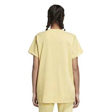 ADIDAS BIG TREFOIL OVERSIZE DAMEN T-SHIRT CE2438 GELB SAND - Shoelosophy